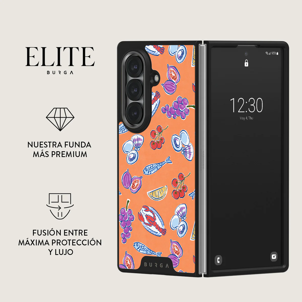 Sunset Dinner - Samsung Galaxy Z Fold 7 Funda - Image 9