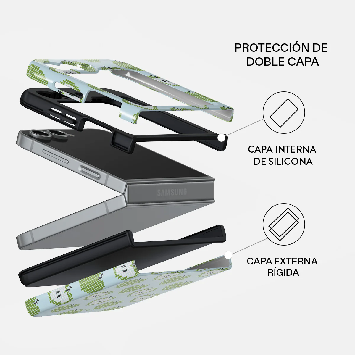 Sweet & Sour - Samsung Galaxy Z Flip 7 FE Funda - Image 2