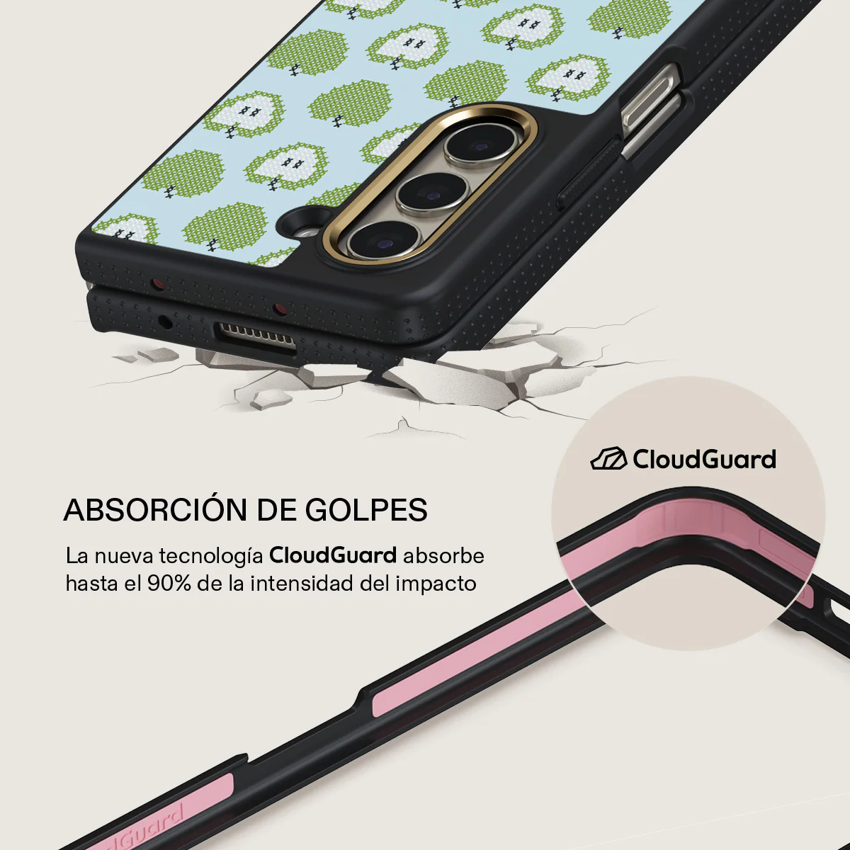 Sweet & Sour - Samsung Galaxy Z Fold 5 Funda - Image 3