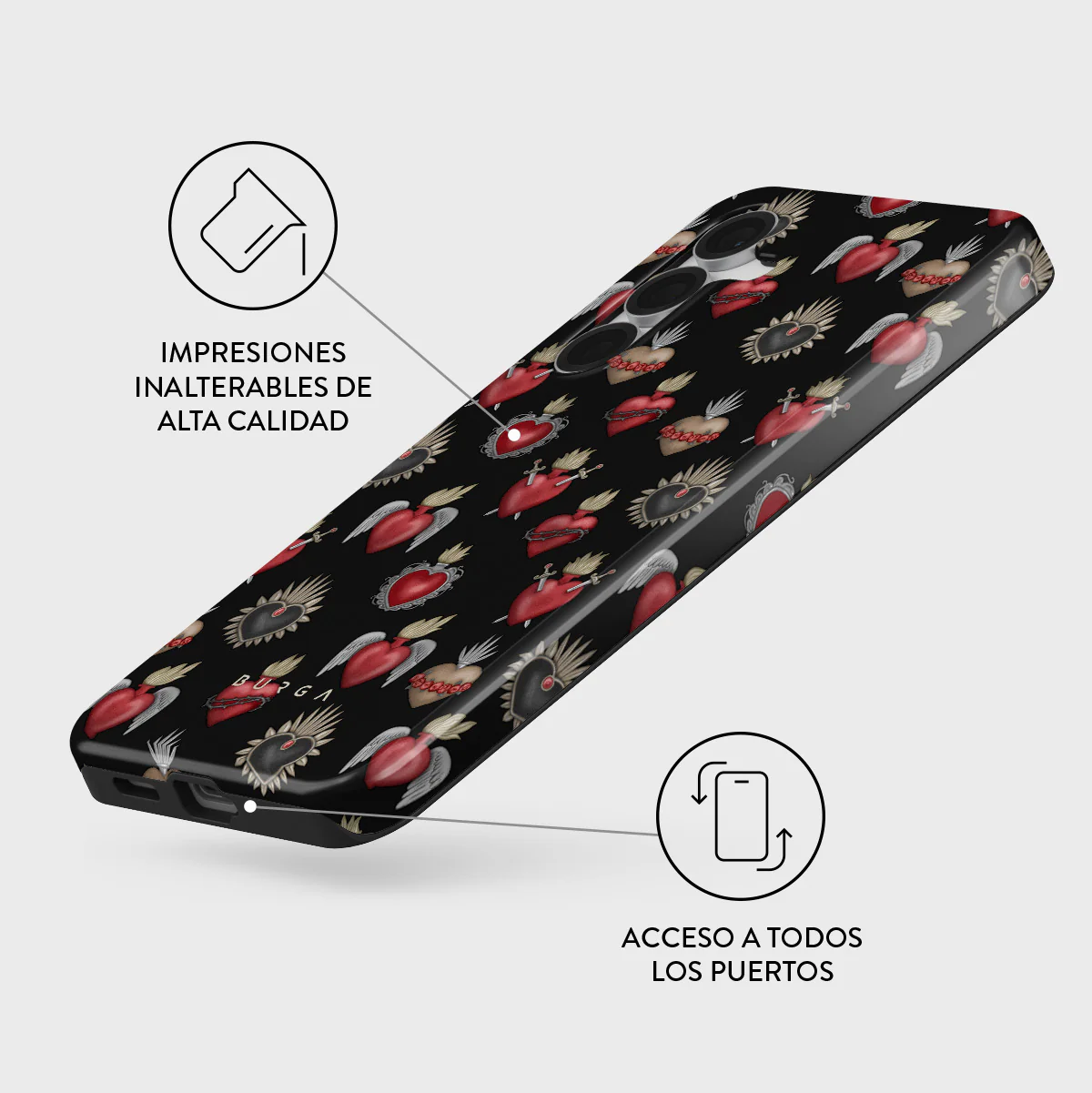 Sworn Hearts - Samsung Galaxy S25 FE Funda - Image 3