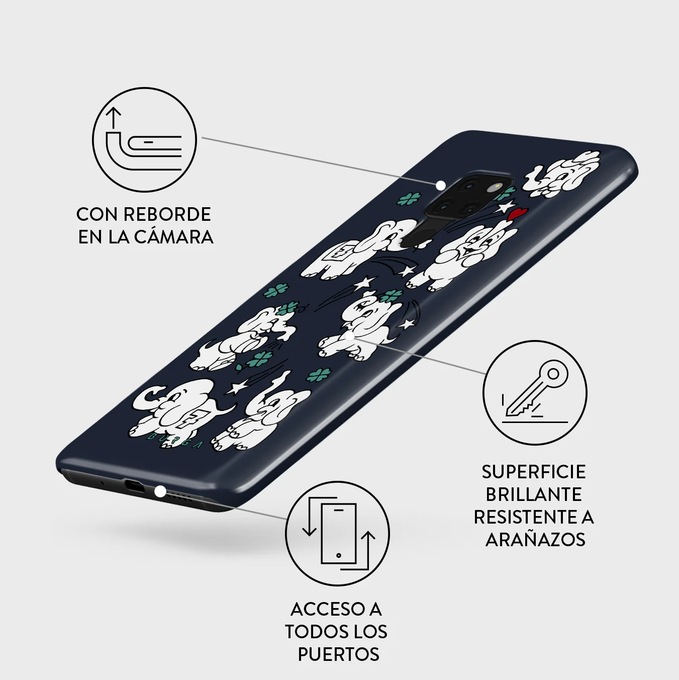 Think Big - Huawei Mate 20 Funda - Image 3
