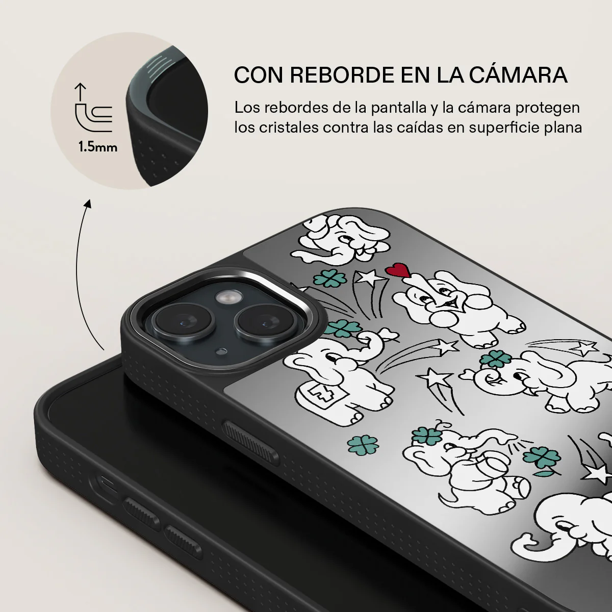 Think Big - iPhone 15 Funda - Image 38