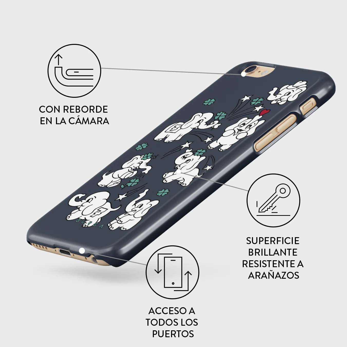 Think Big - iPhone 6 / 6S Funda - Image 3