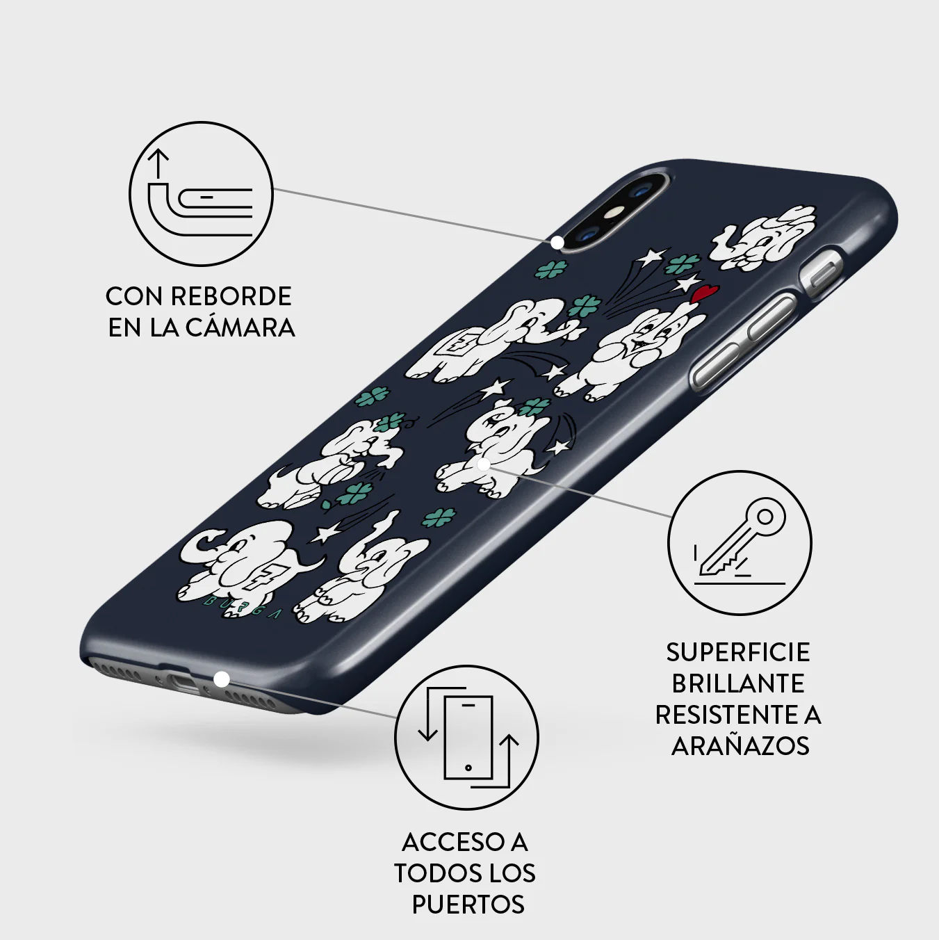 Think Big - iPhone X / XS Funda - Image 3
