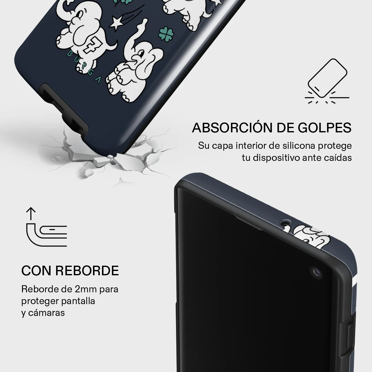 Think Big - Samsung Galaxy S10 4G Funda - Image 4
