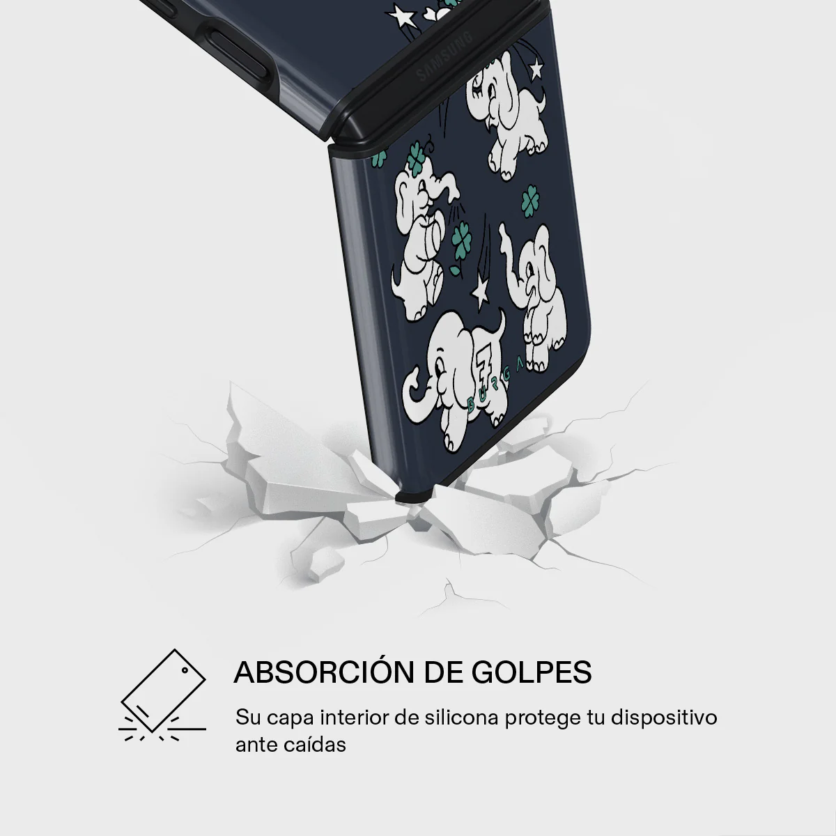 Think Big - Samsung Galaxy Z Flip 4 Funda - Image 10