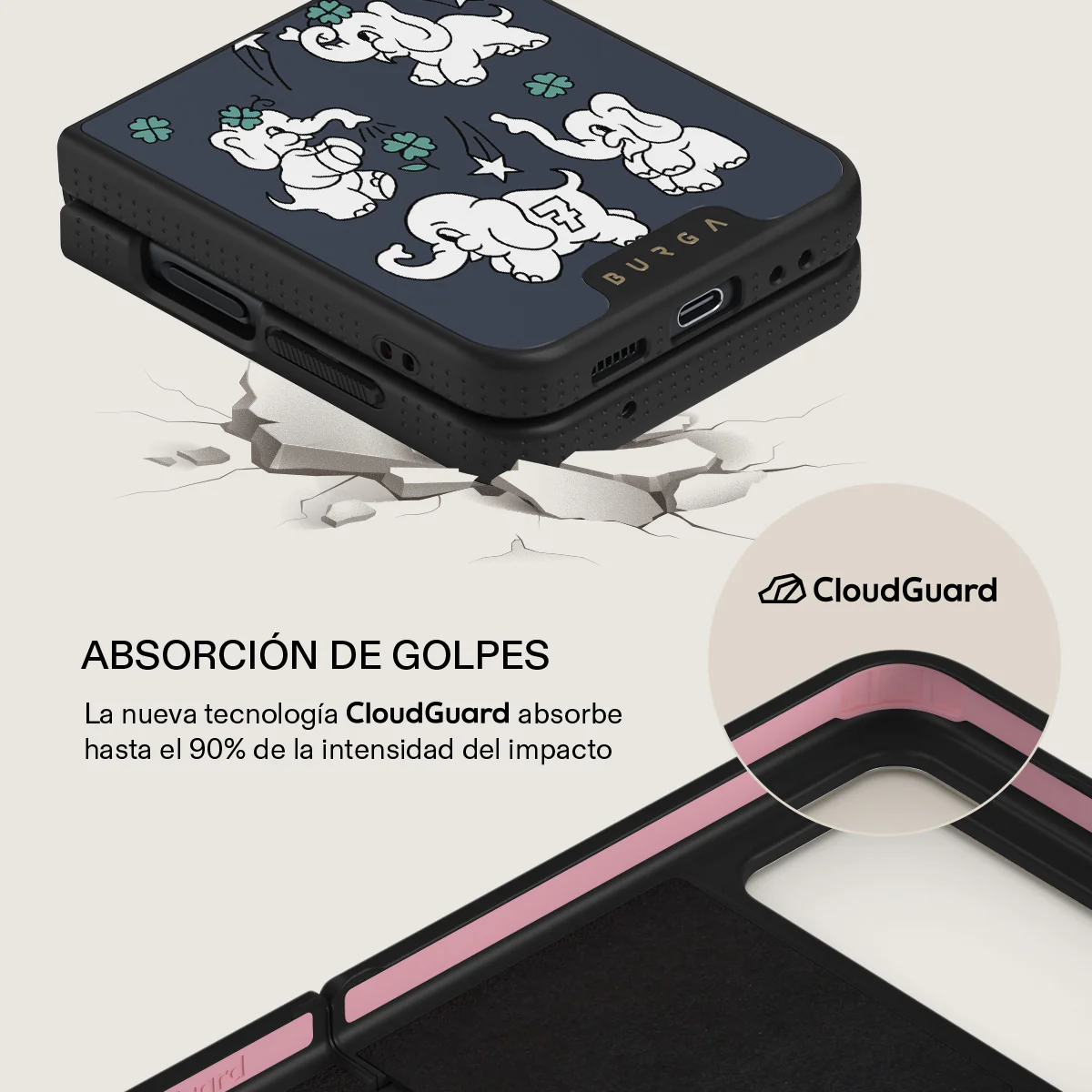 Think Big - Samsung Galaxy Z Flip 4 Funda - Image 16