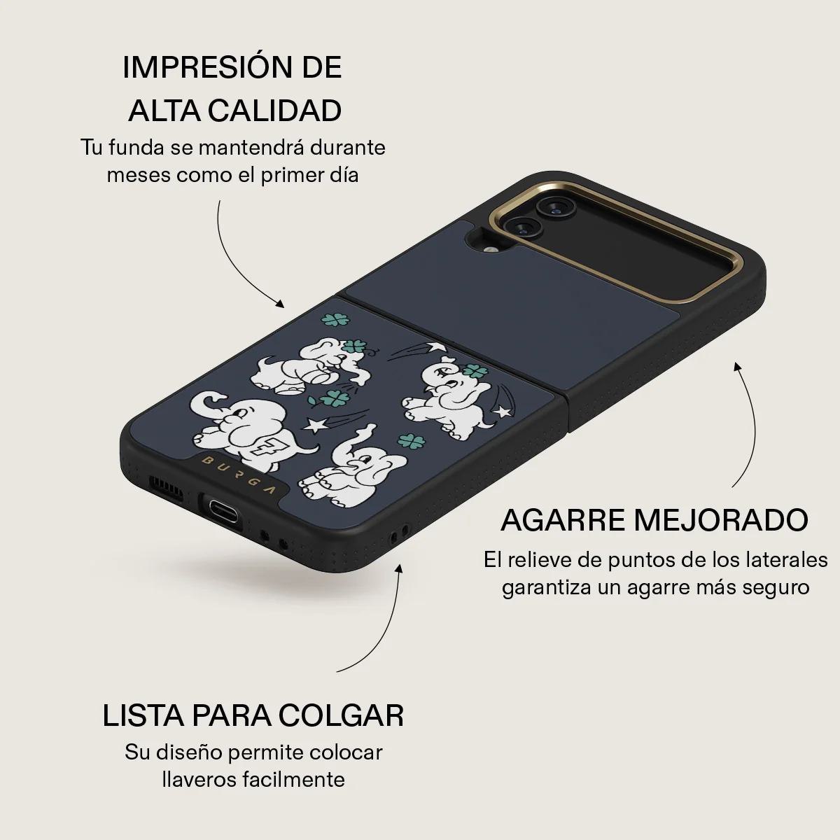 Think Big - Samsung Galaxy Z Flip 4 Funda - Image 18