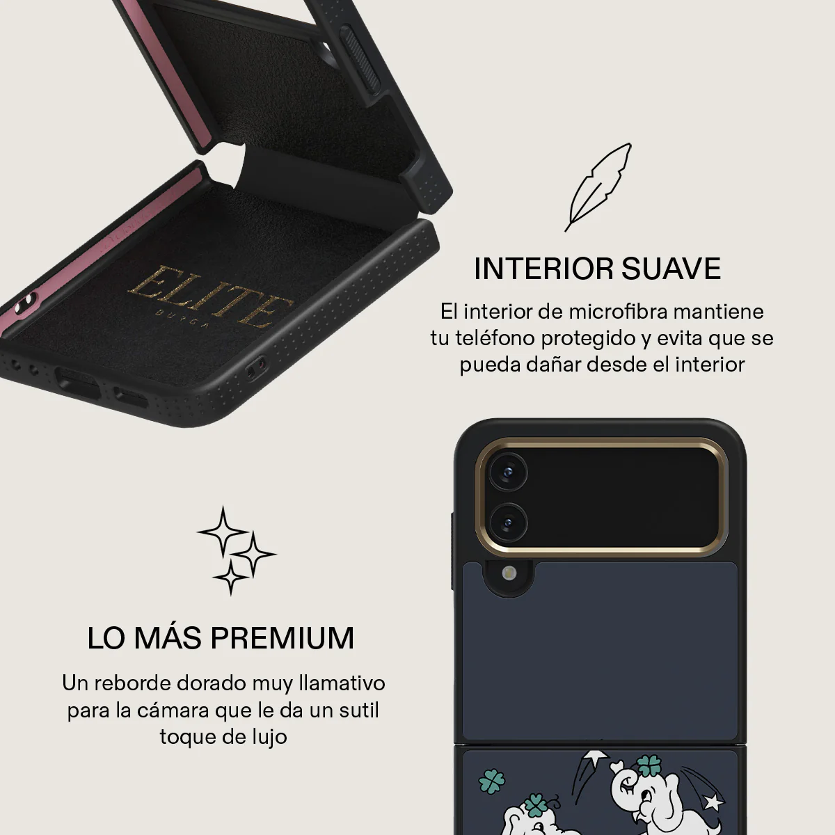 Think Big - Samsung Galaxy Z Flip 4 Funda - Image 19
