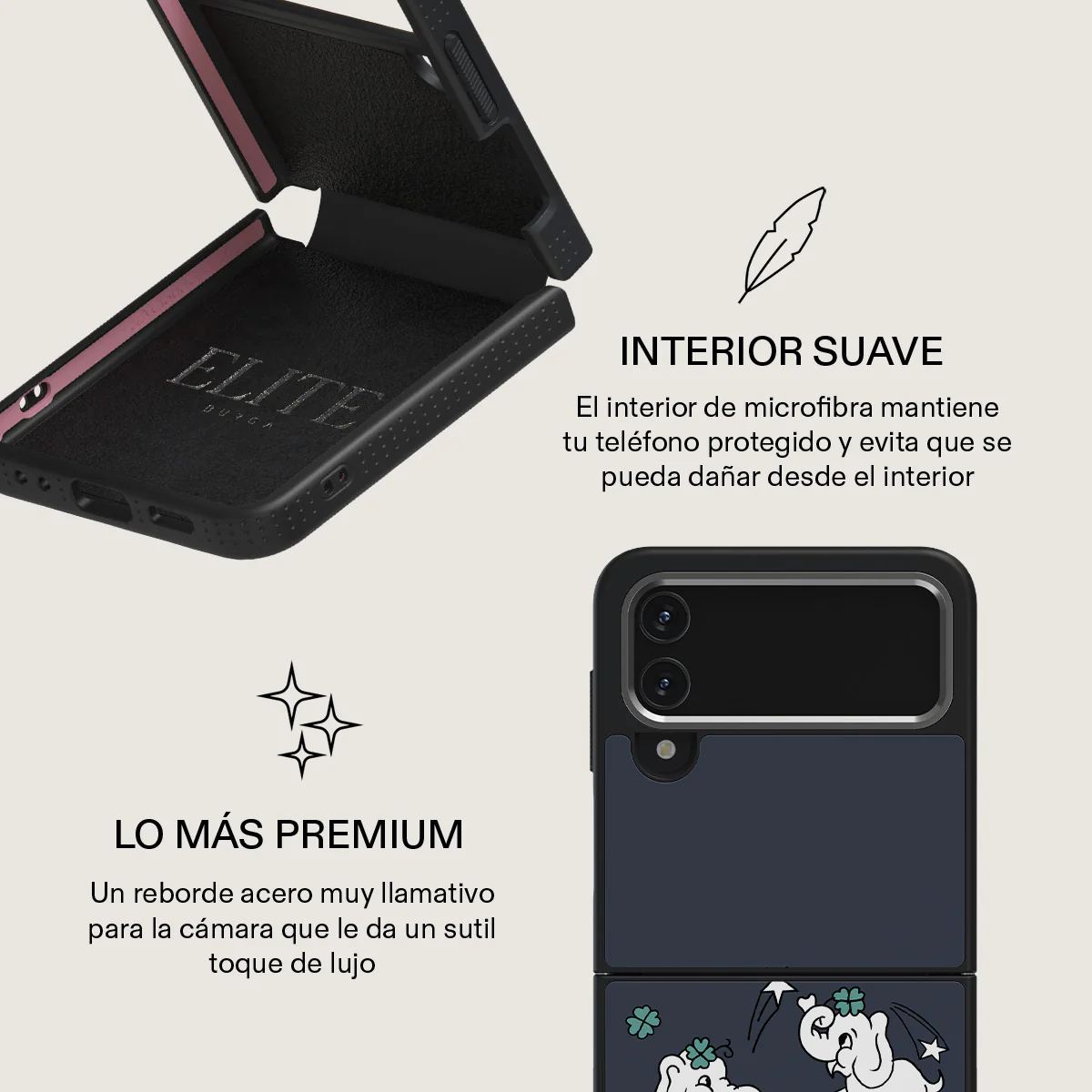 Think Big - Samsung Galaxy Z Flip 4 Funda - Image 25