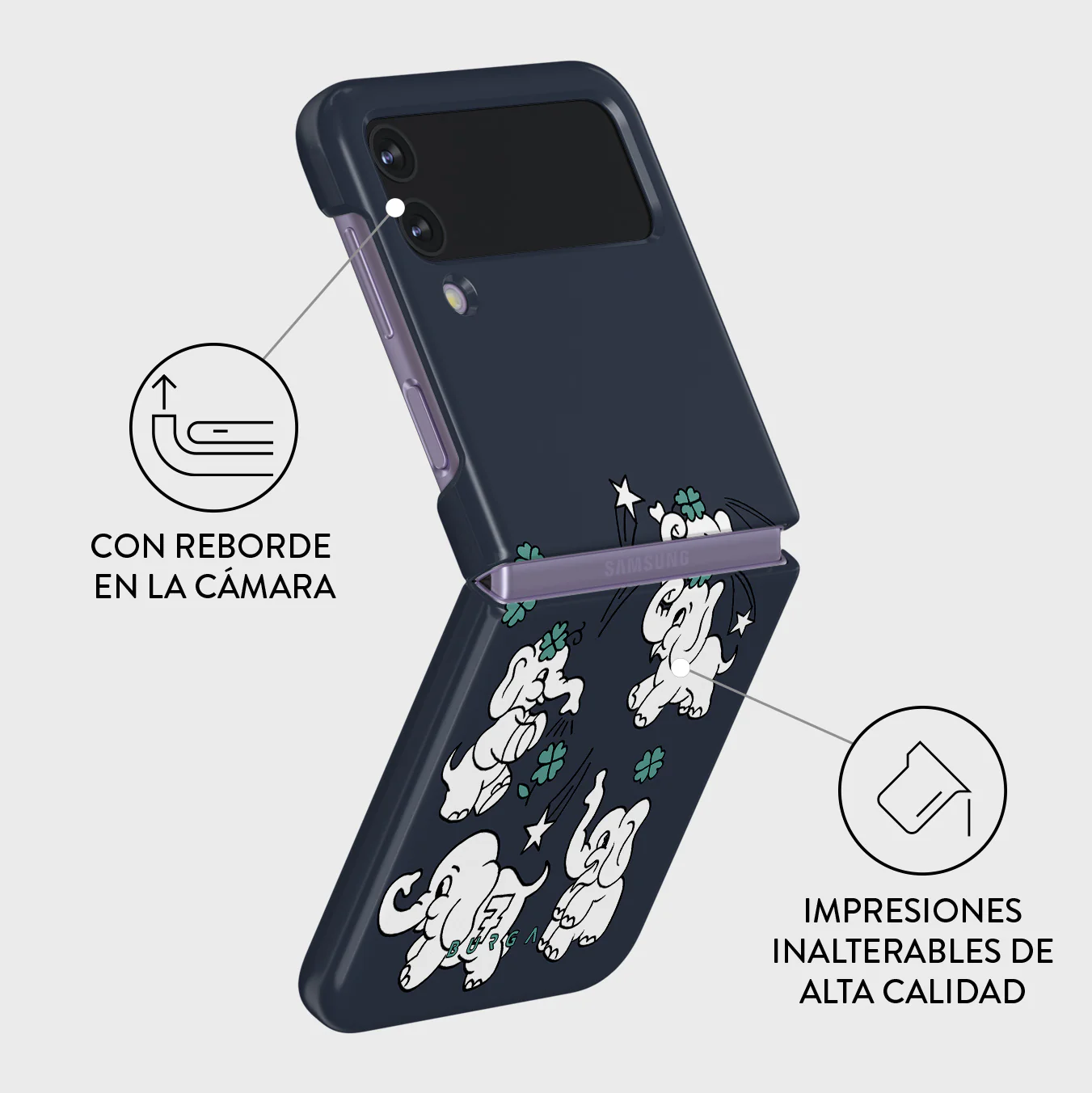 Think Big - Samsung Galaxy Z Flip 4 Funda - Image 3