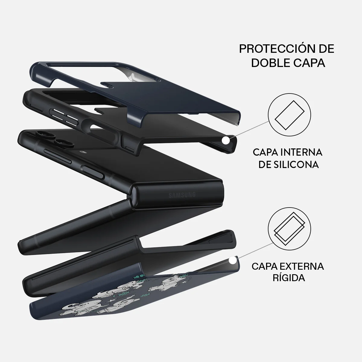 Think Big - Samsung Galaxy Z Flip 4 Funda - Image 8