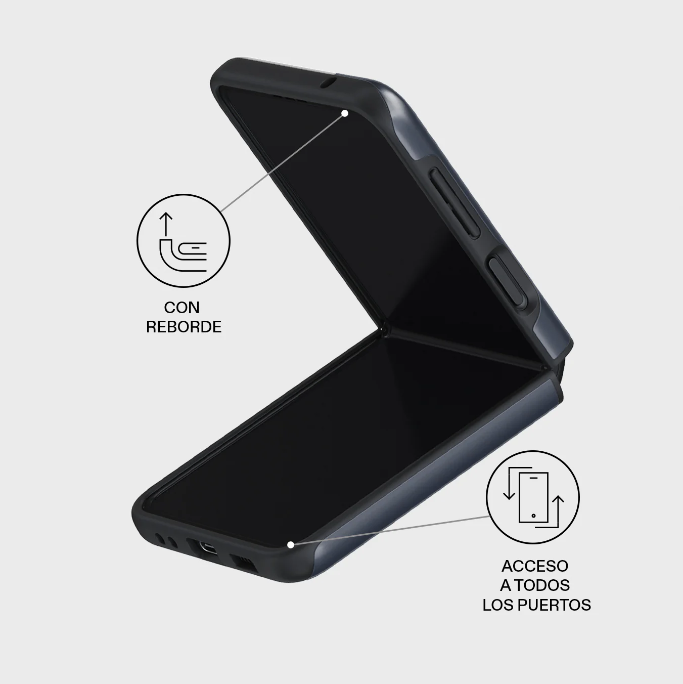 Think Big - Samsung Galaxy Z Flip 4 Funda - Image 9