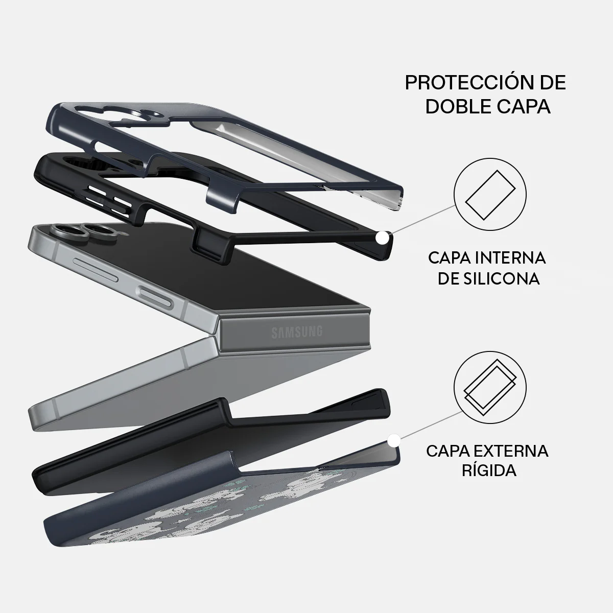 Think Big - Samsung Galaxy Z Flip 6 Funda - Image 2