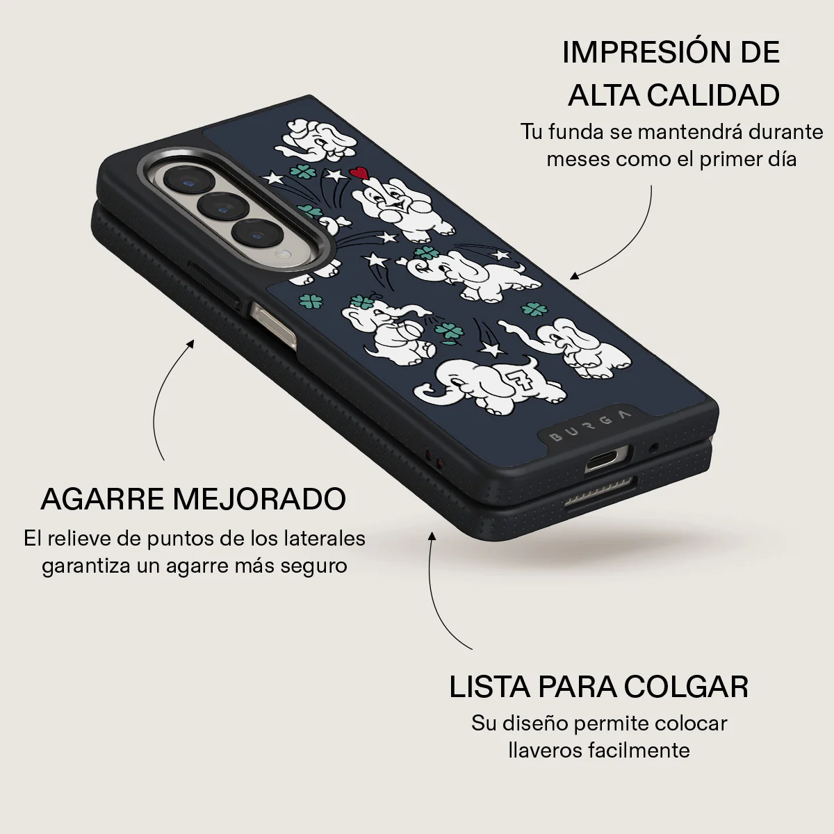 Think Big - Samsung Galaxy Z Fold 4 Funda - Image 17