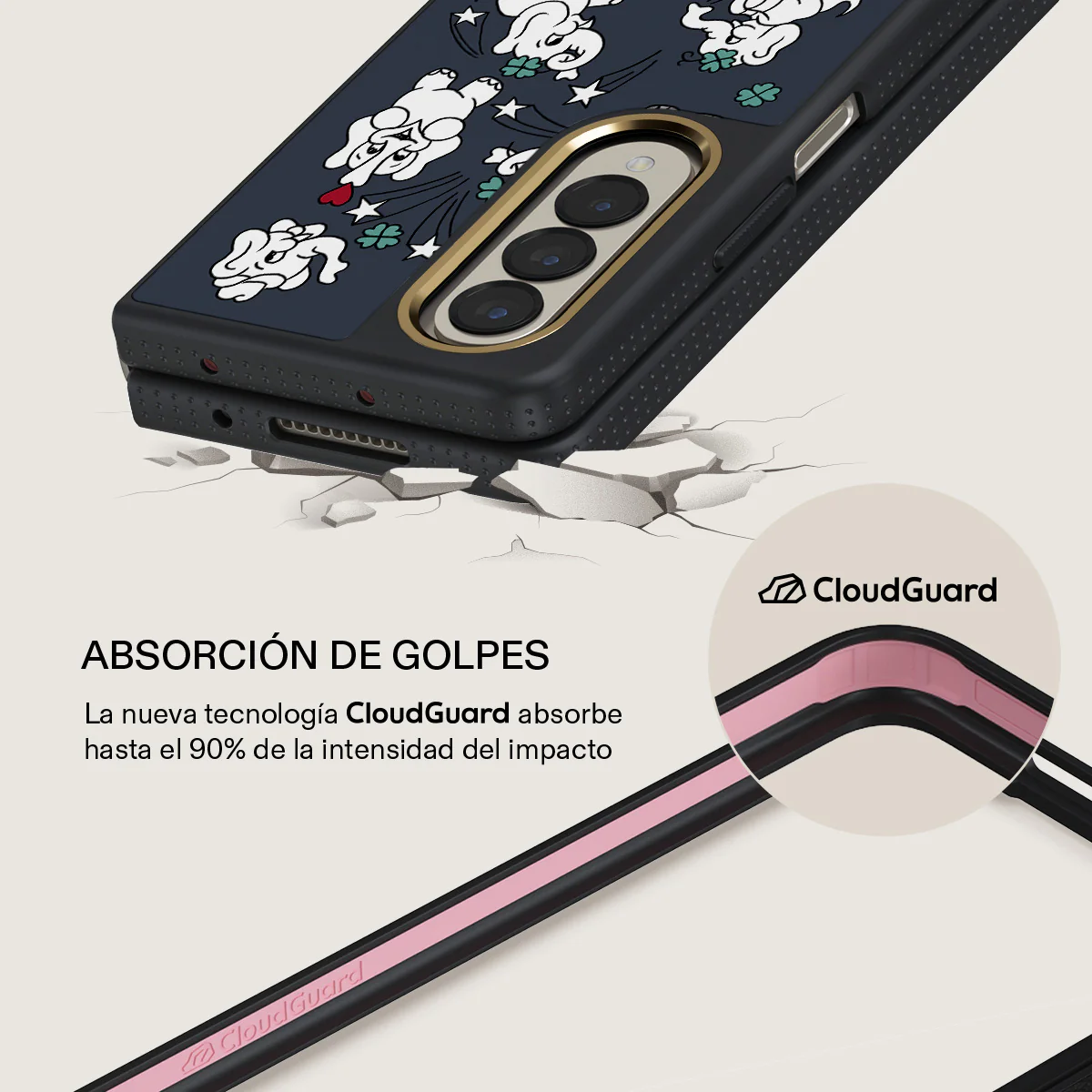 Think Big - Samsung Galaxy Z Fold 4 Funda - Image 8