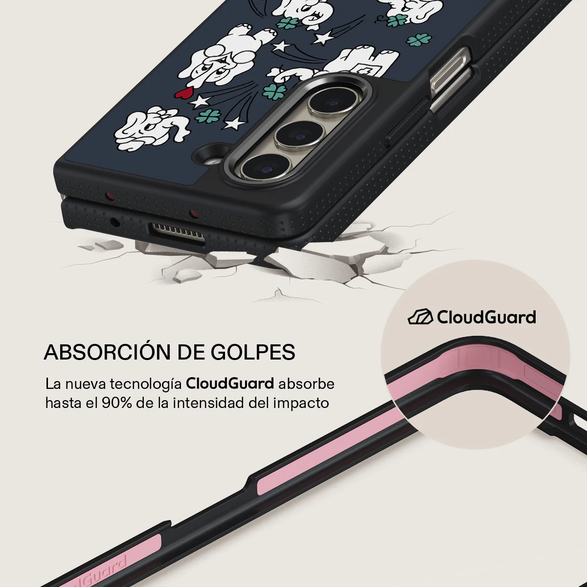 Think Big - Samsung Galaxy Z Fold 5 Funda - Image 10