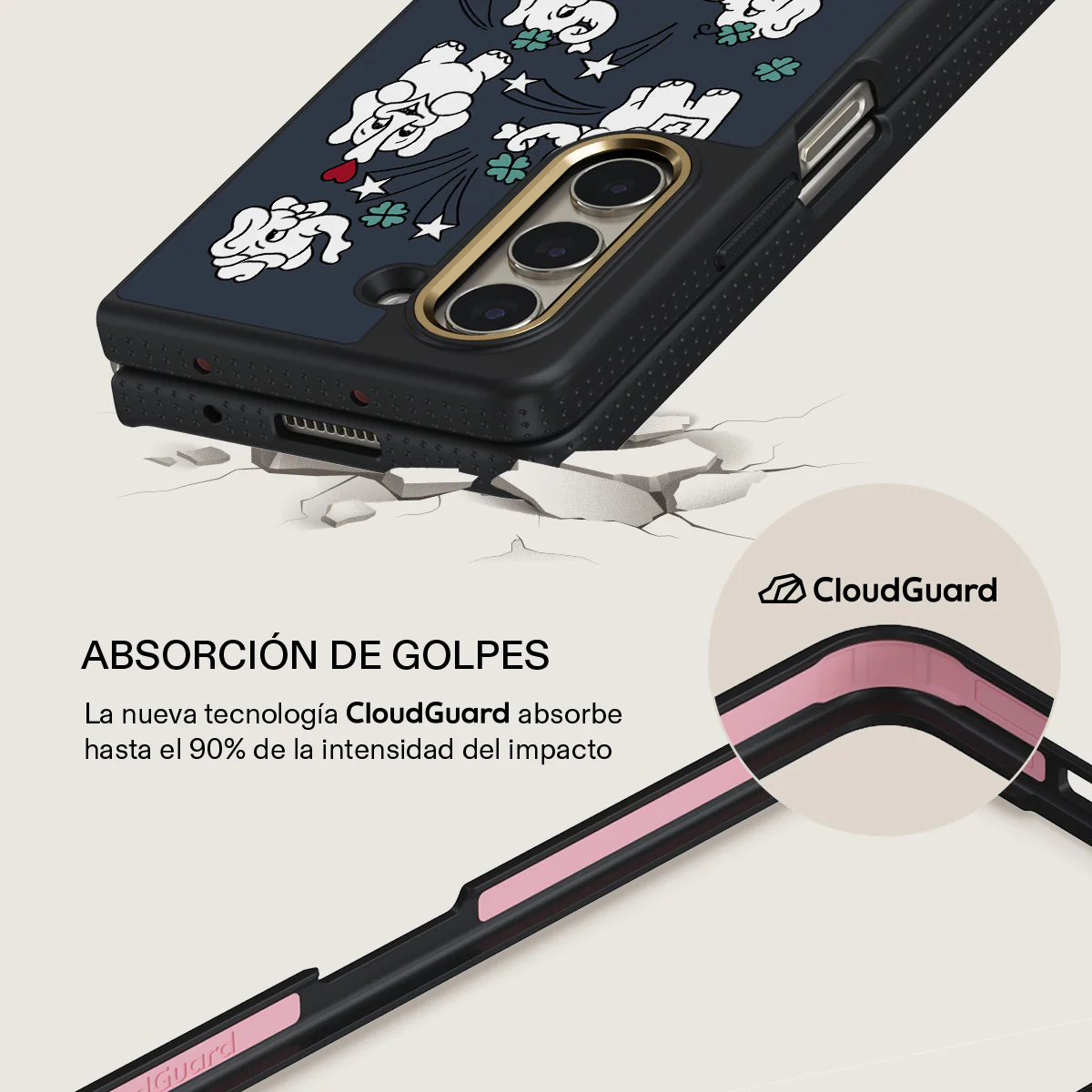 Think Big - Samsung Galaxy Z Fold 5 Funda - Image 3