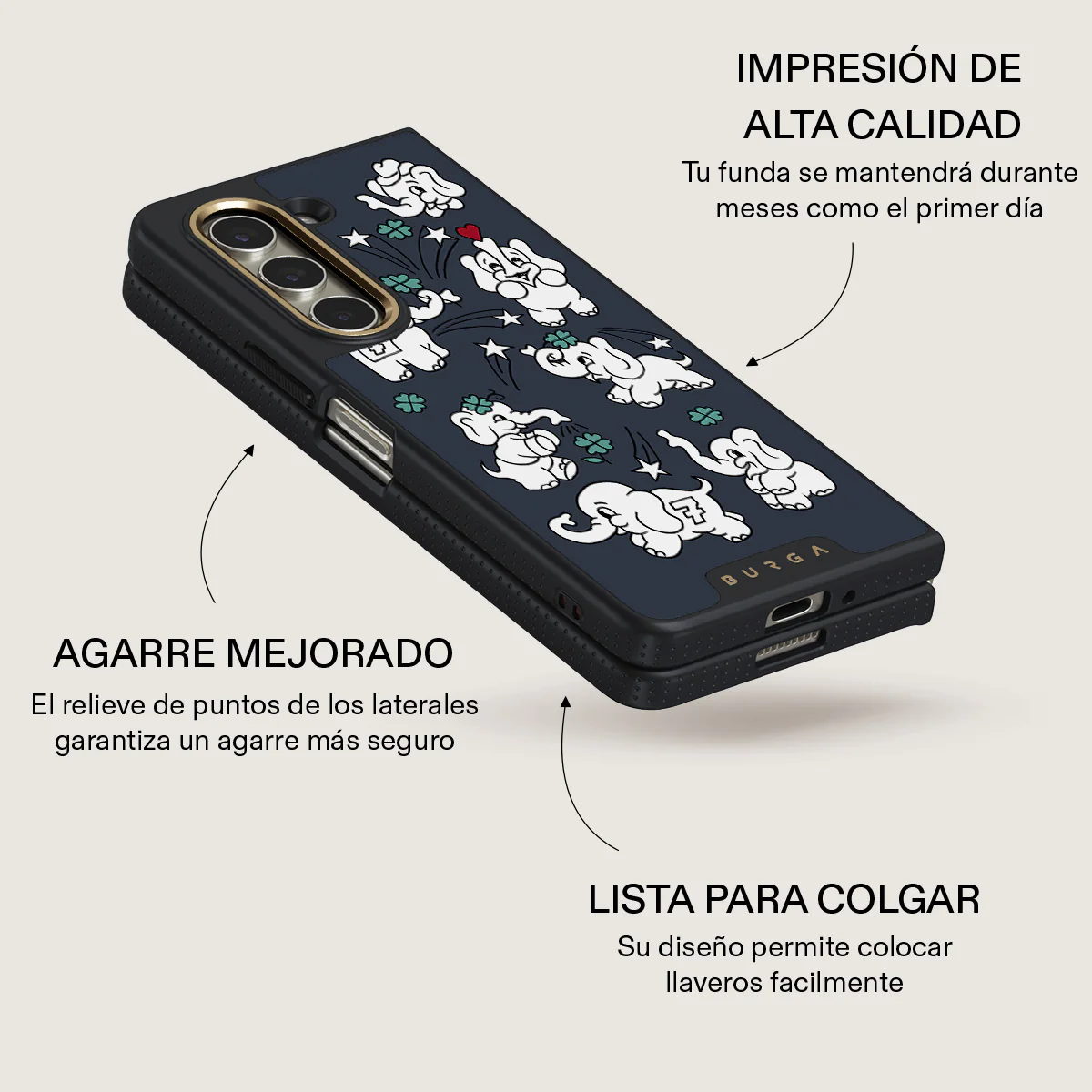Think Big - Samsung Galaxy Z Fold 5 Funda - Image 5