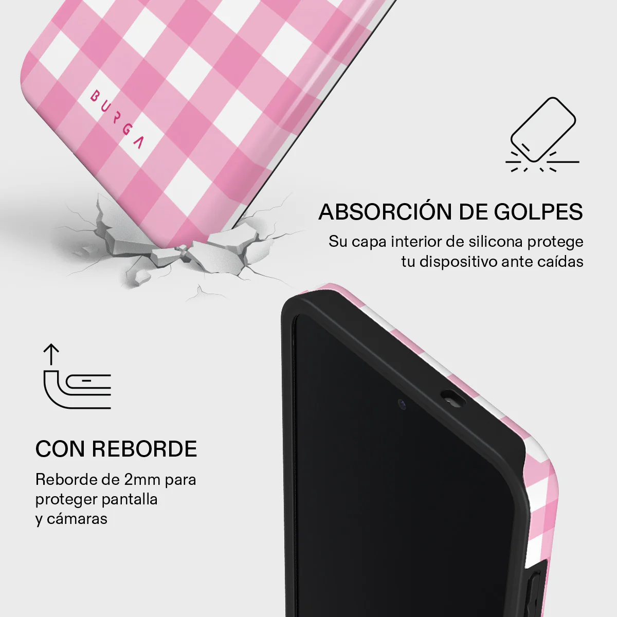 Think Pink - Samsung Galaxy S25 FE Funda - Image 4