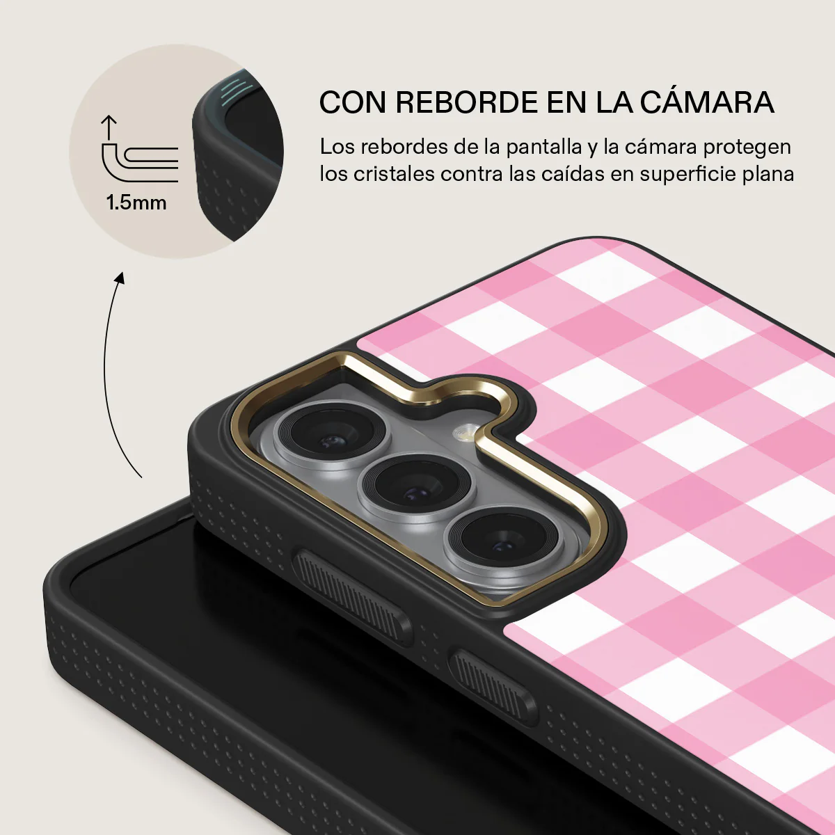 Think Pink - Samsung Galaxy S26 Funda - Image 8