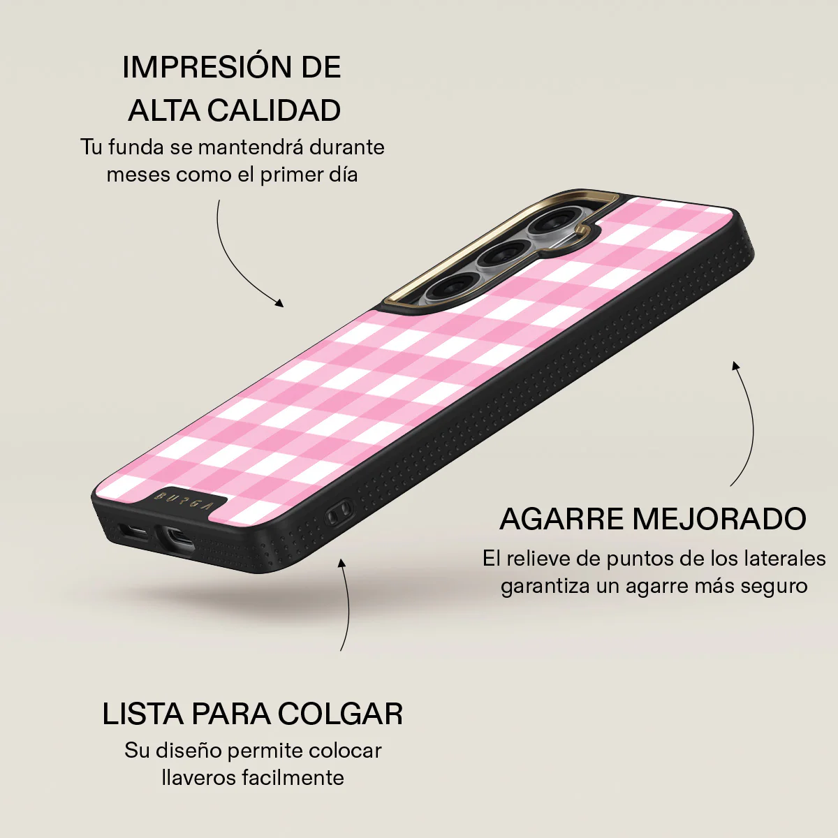 Think Pink - Samsung Galaxy S26 Funda - Image 9
