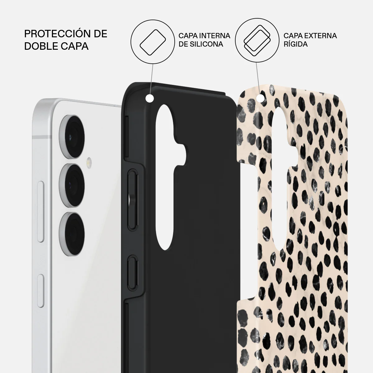 Almond Latte - Samsung Galaxy S25 FE Funda - Image 2