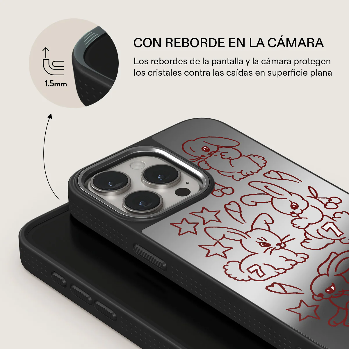 Triple Seven - iPhone 15 Pro Funda - Image 38