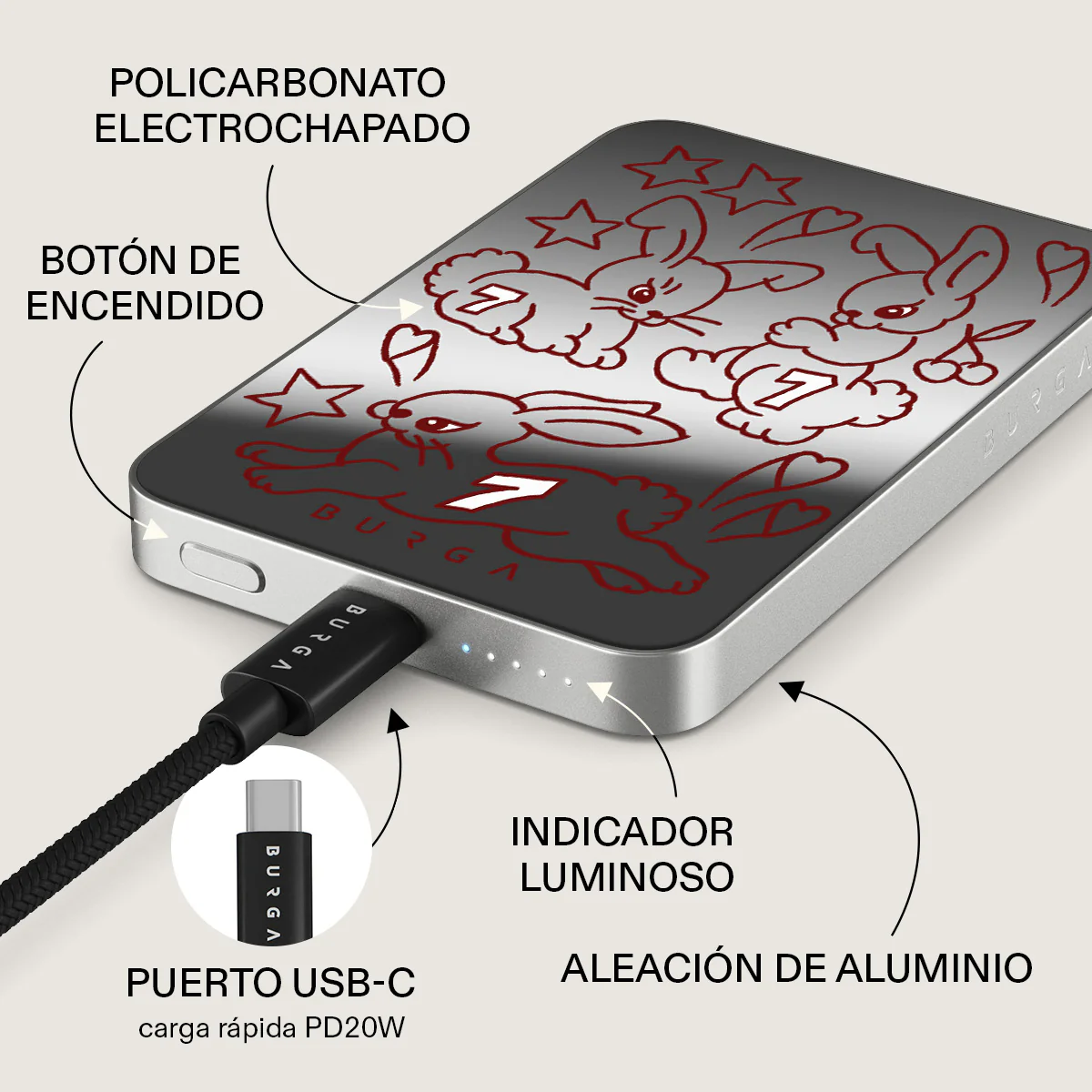 Triple Seven - Power Bank Magnético - Image 60