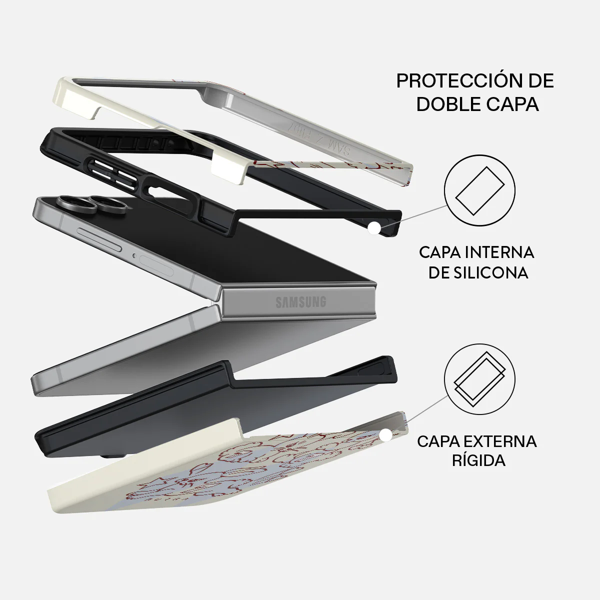 Triple Seven - Samsung Galaxy Z Flip 7 Funda - Image 2