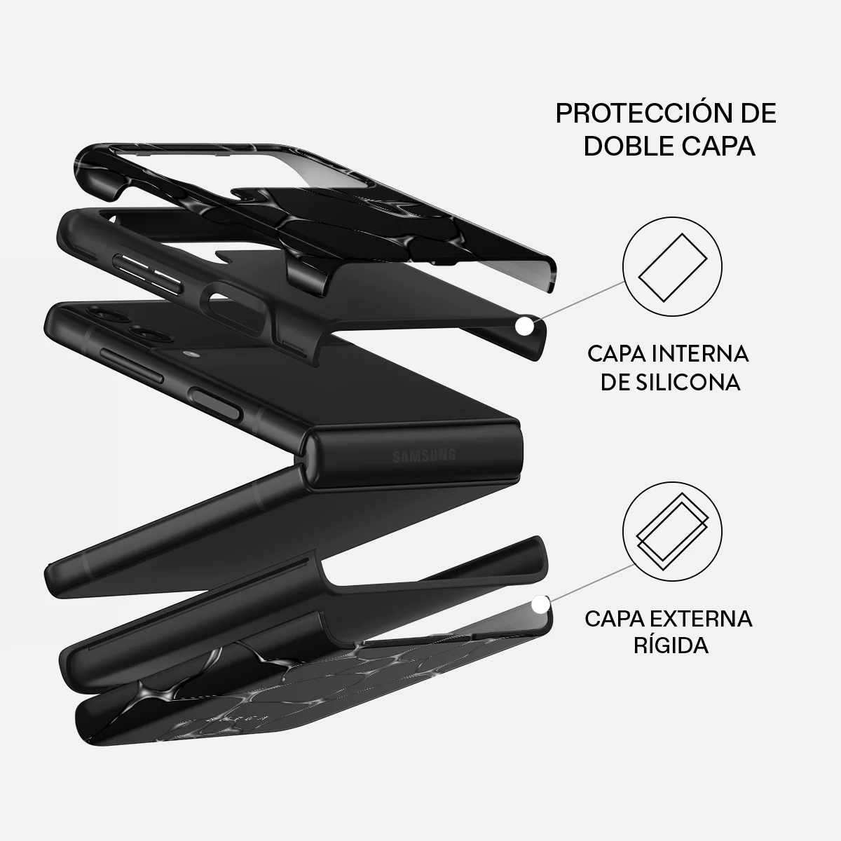 Void - Samsung Galaxy Z Flip 3 Funda - Image 2