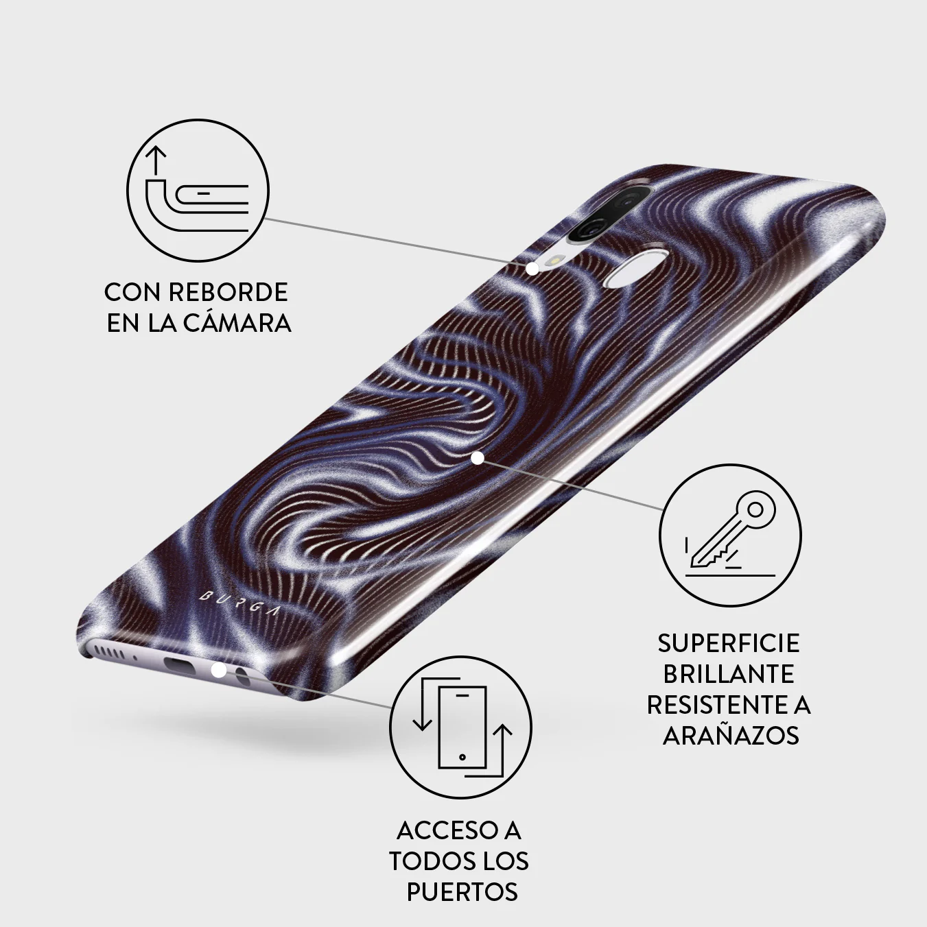 Vortex - Samsung Galaxy A40 Funda - Image 3