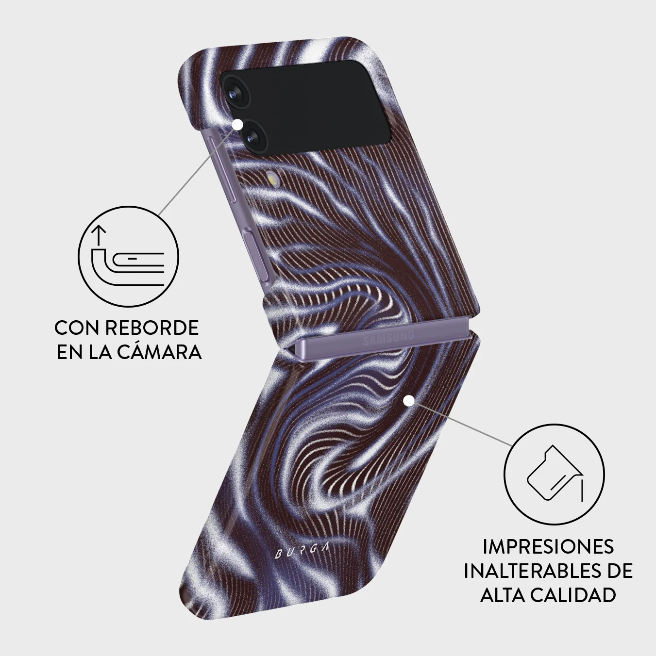 Vortex - Samsung Galaxy Z Flip 4 Funda - Image 3