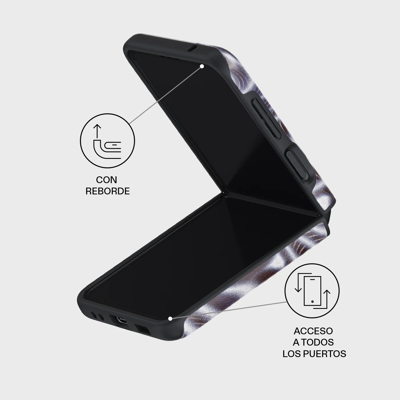 Vortex - Samsung Galaxy Z Flip 4 Funda - Image 9