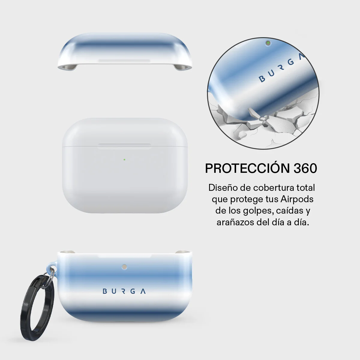 White Noise - AirPods Pro 3 Funda - Image 2