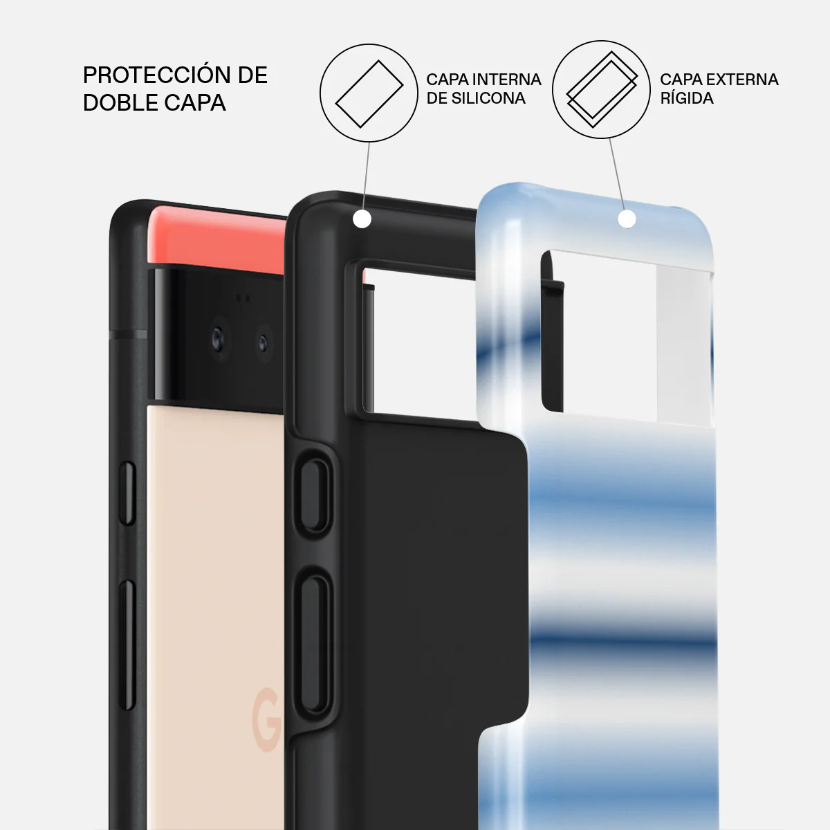 White Noise - Google Pixel 6 Funda - Image 2