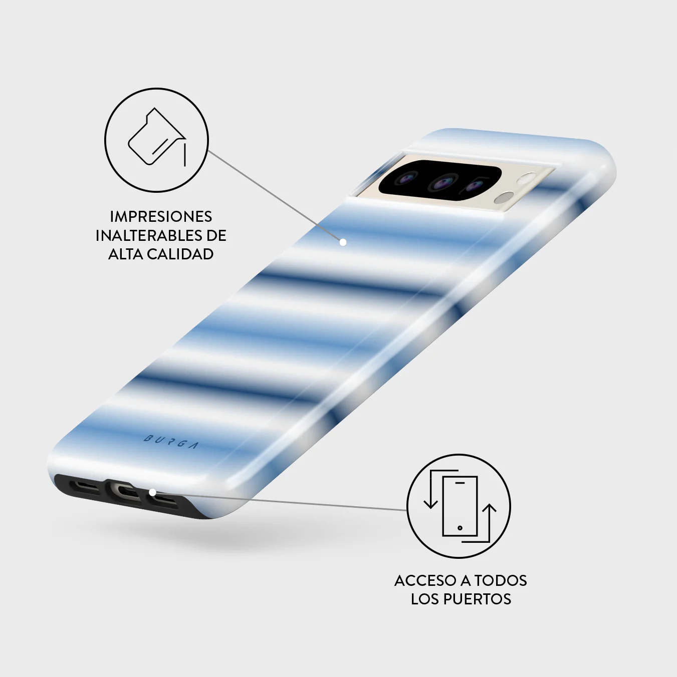 White Noise - Google Pixel 8 Pro Funda - Image 3