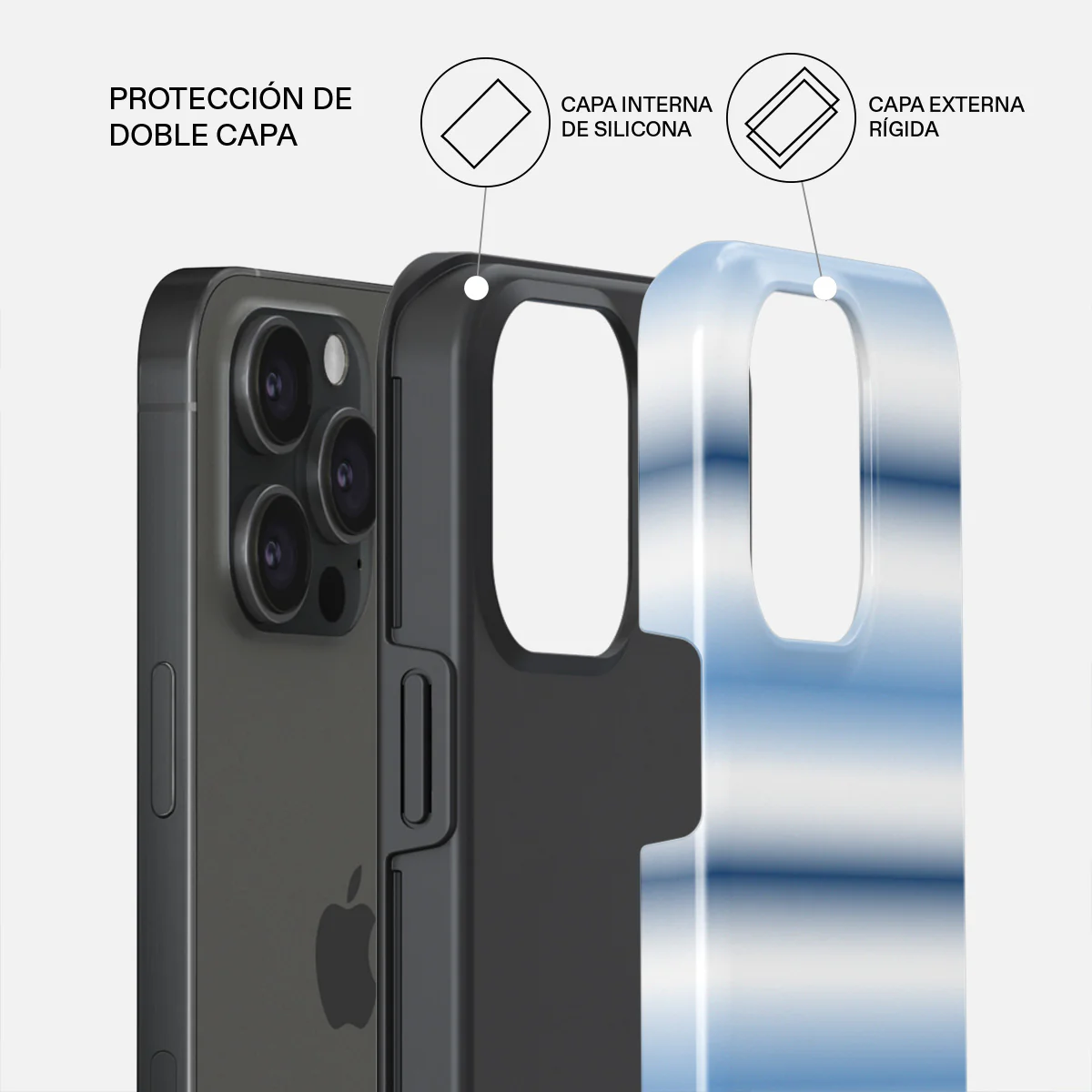 White Noise - iPhone 15 Pro Funda - Image 2