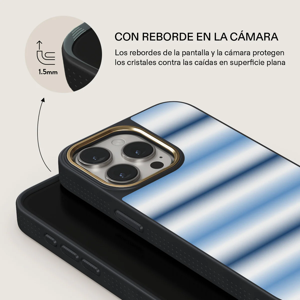 White Noise - iPhone 15 Pro Max Funda - Image 8