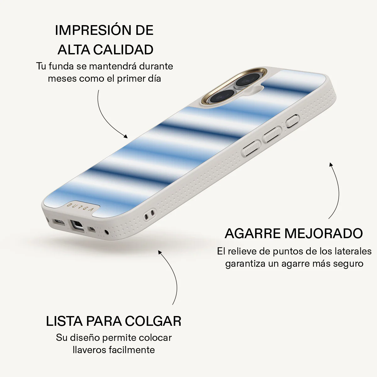 White Noise - iPhone 16 Plus Funda - Image 24
