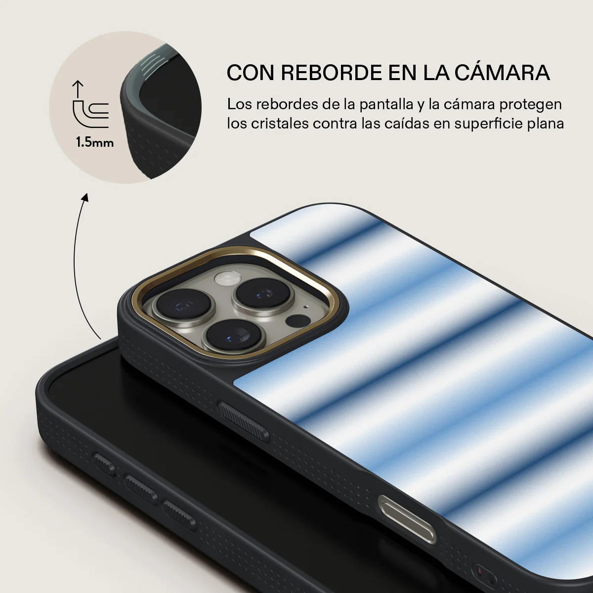 White Noise - iPhone 16 Pro Funda - Image 9