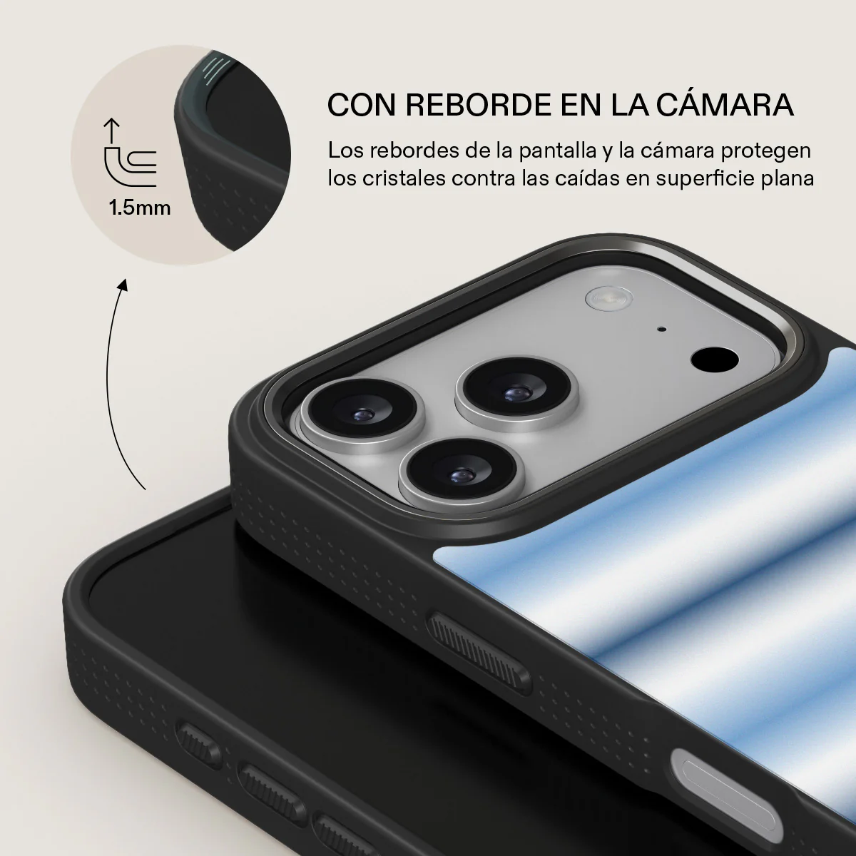 White Noise - iPhone 17 Pro Funda - Image 15