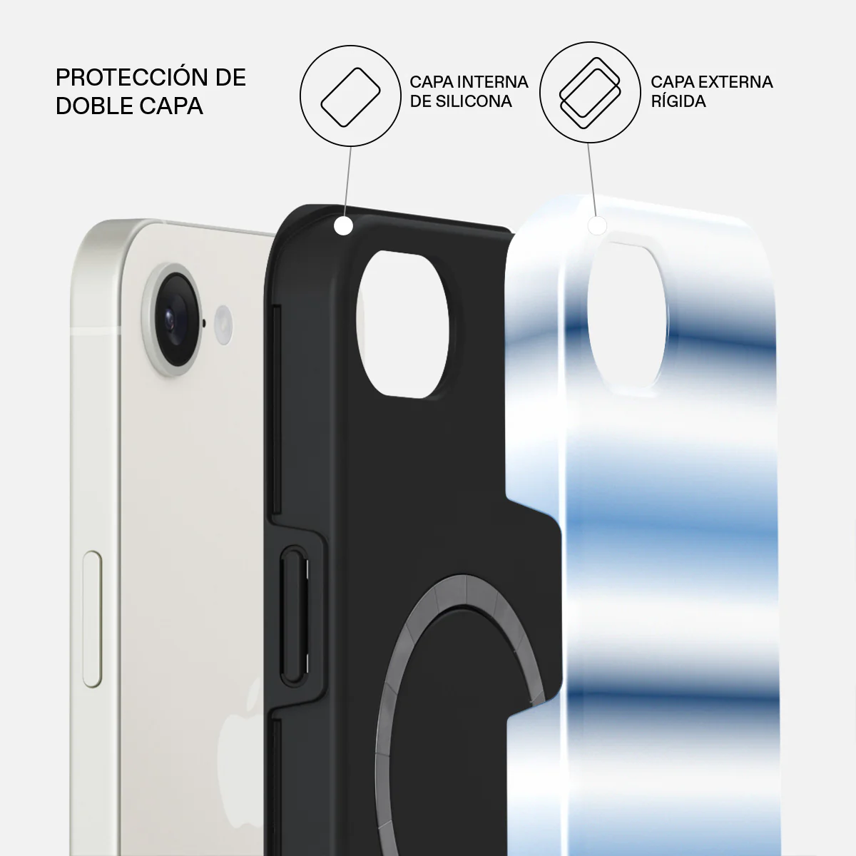 White Noise - iPhone 17e Funda - Image 2