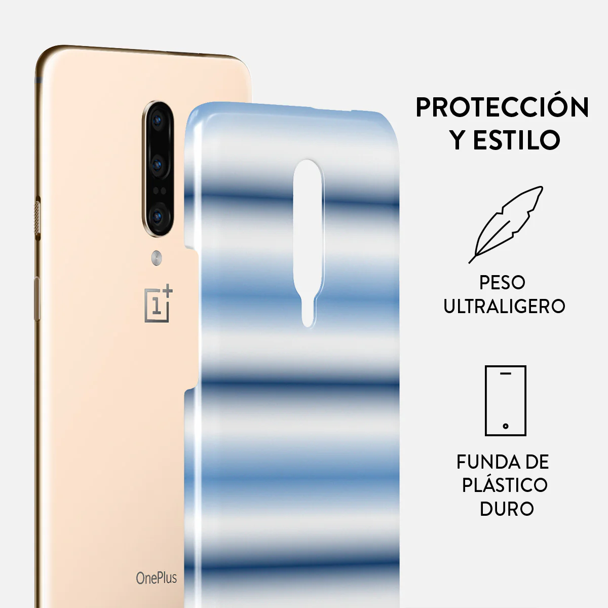 White Noise - OnePlus 7 Pro / 7T Pro Funda - Image 2