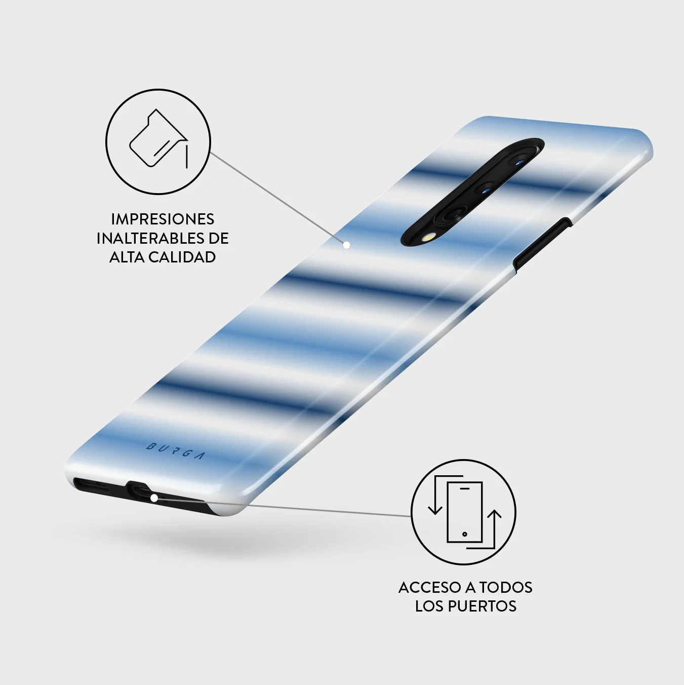 White Noise - OnePlus 8 Funda - Image 3
