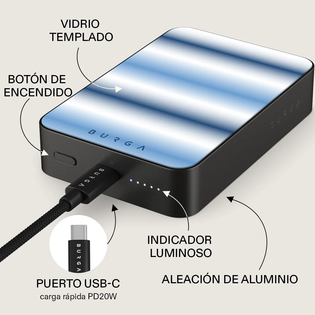 White Noise - Power Bank Magnético - Image 35