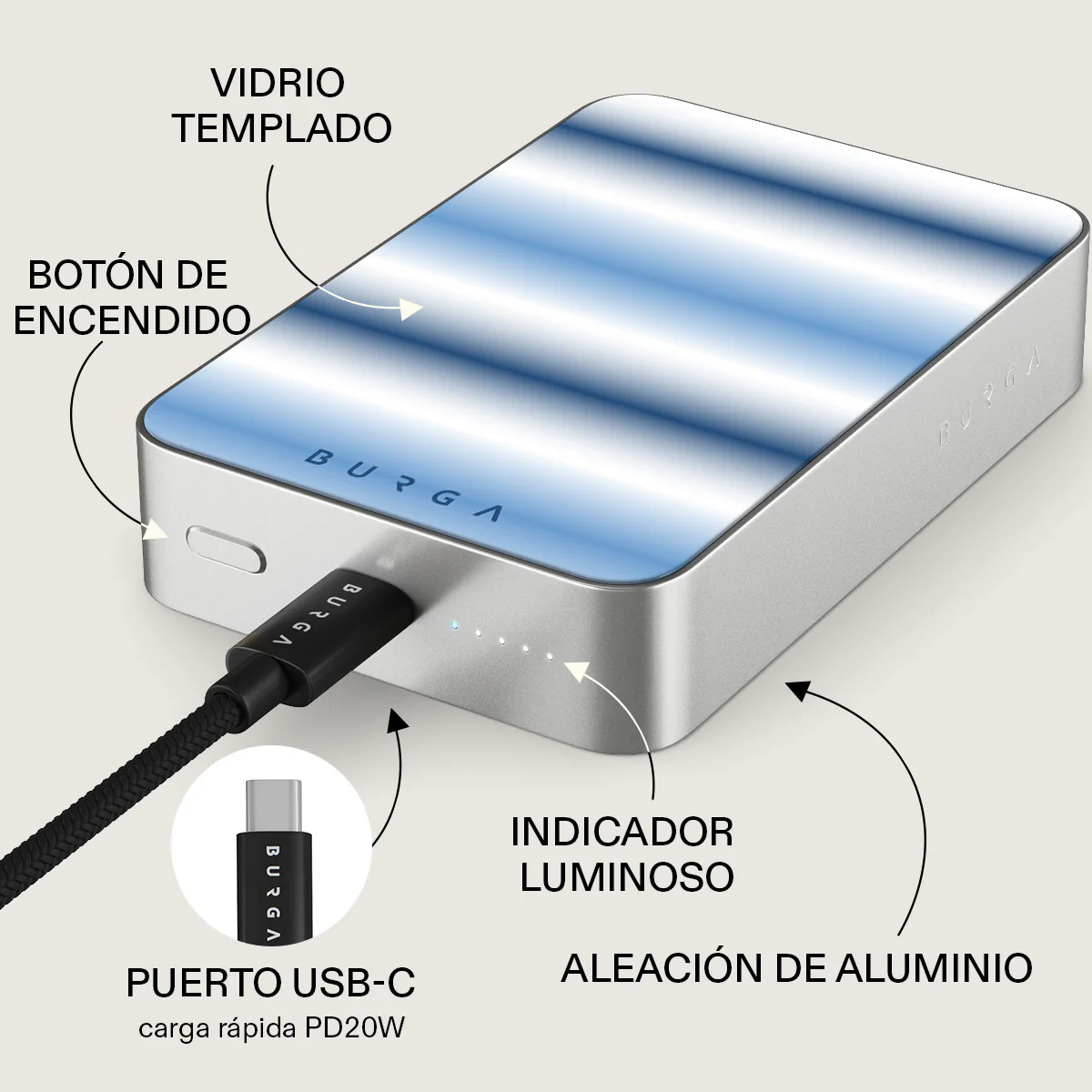 White Noise - Power Bank Magnético - Image 45