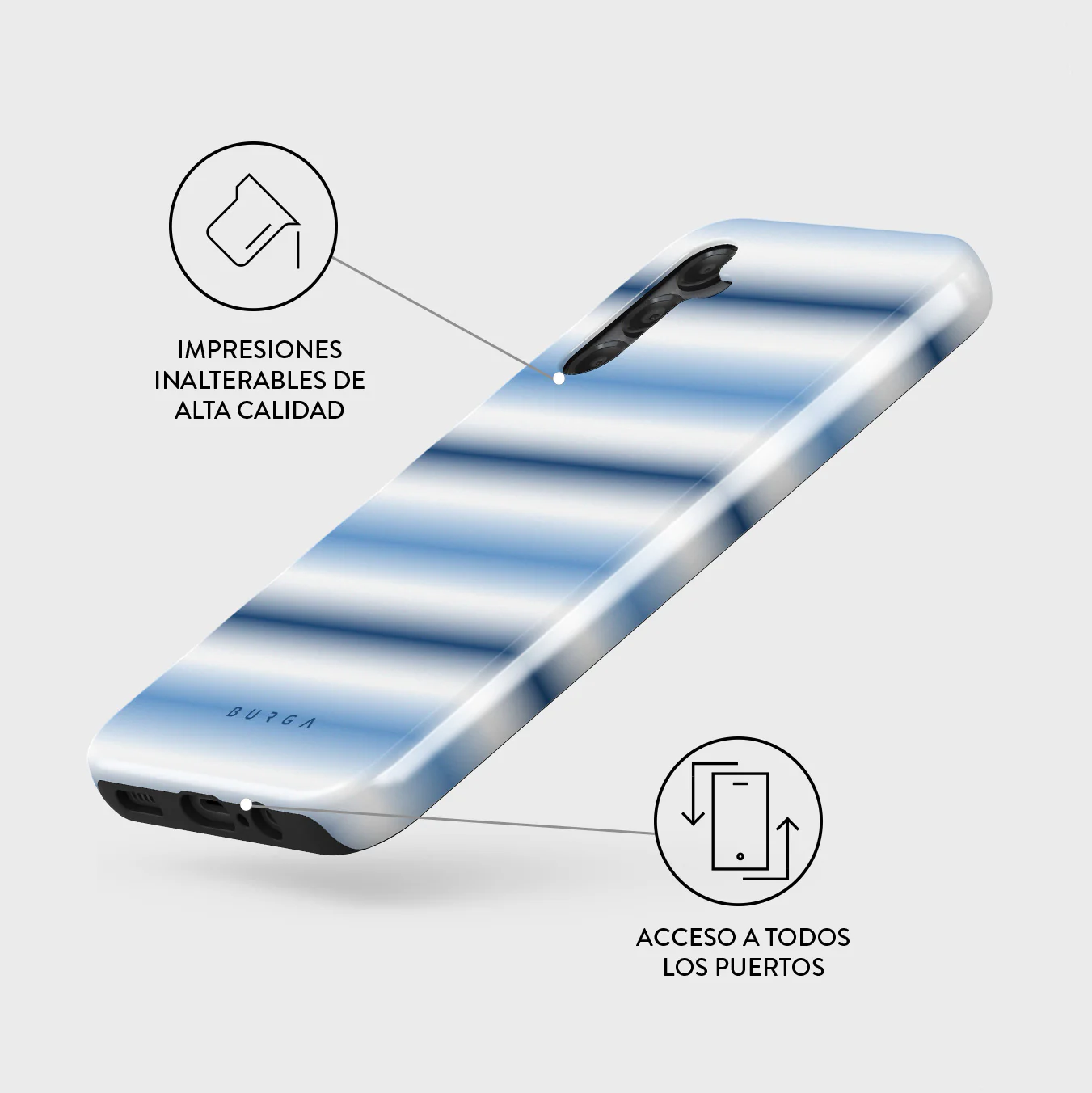 White Noise - Samsung Galaxy A14 5G Funda - Image 3