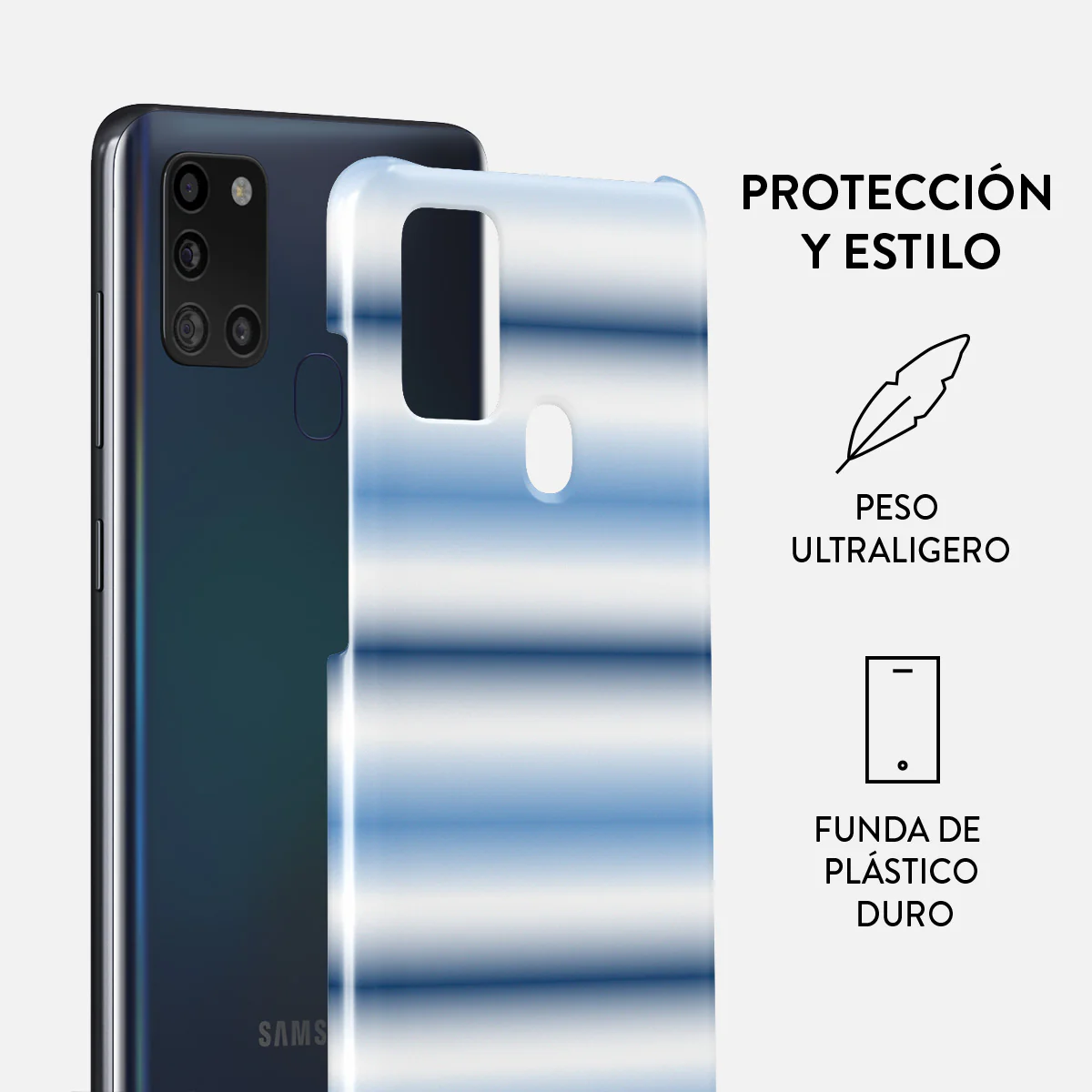 White Noise - Samsung Galaxy A21s 4G Funda - Image 2
