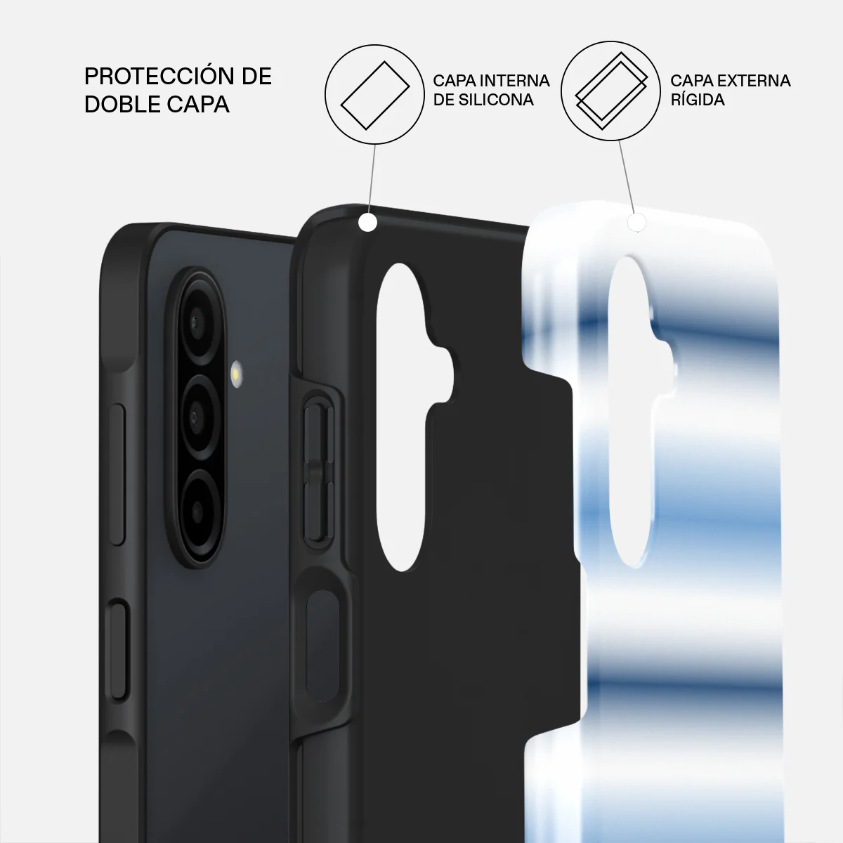 White Noise - Samsung Galaxy A26 5G Funda - Image 2